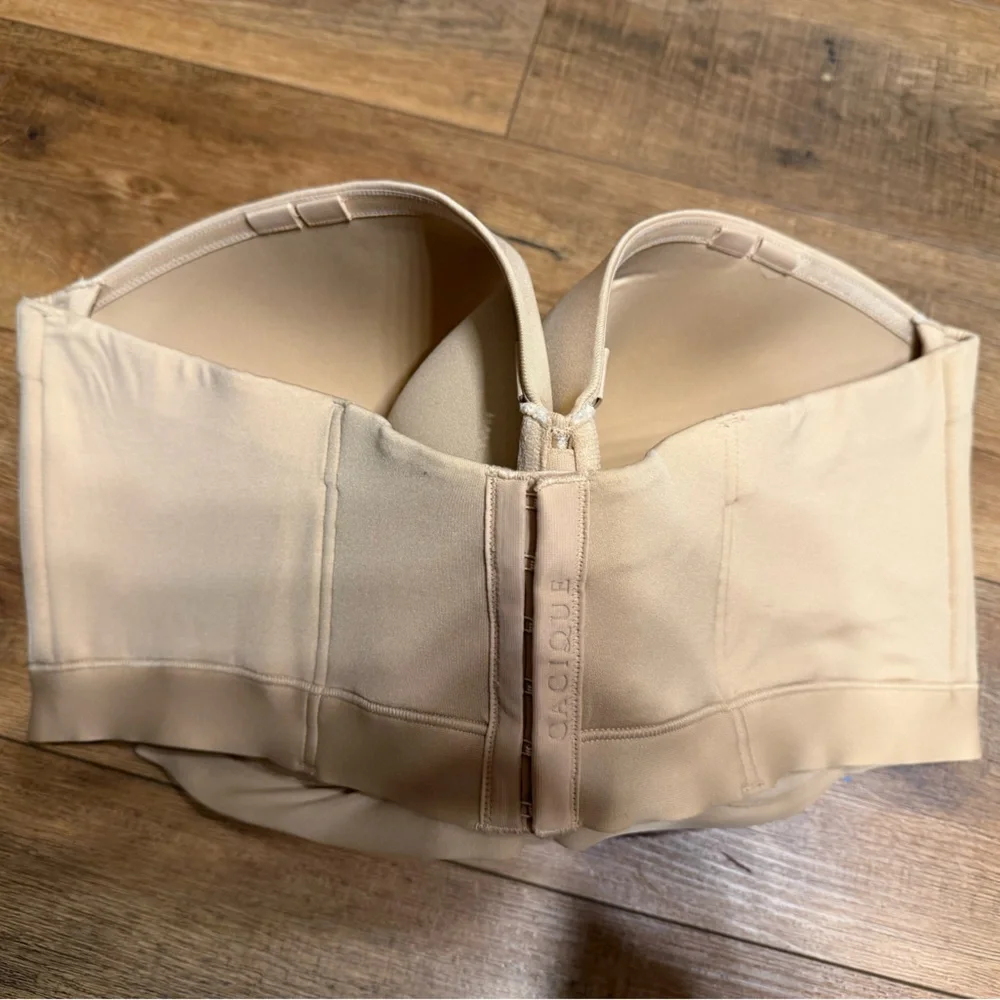 Cacique Strapless Nude Seamless Bra comfort bliss 46H - Picture 4 of 7